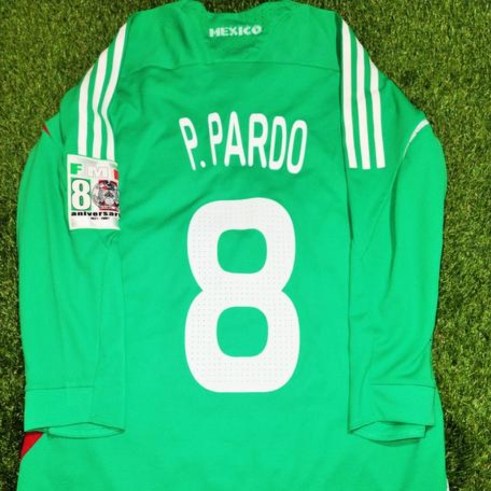 Authentic Used Pavel Pardo Mexico 2008 Formotion Player Issue Soccer Jersey 
